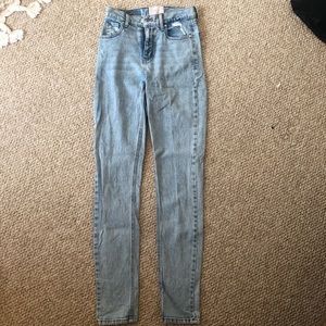 Revice high waisted straight leg denim